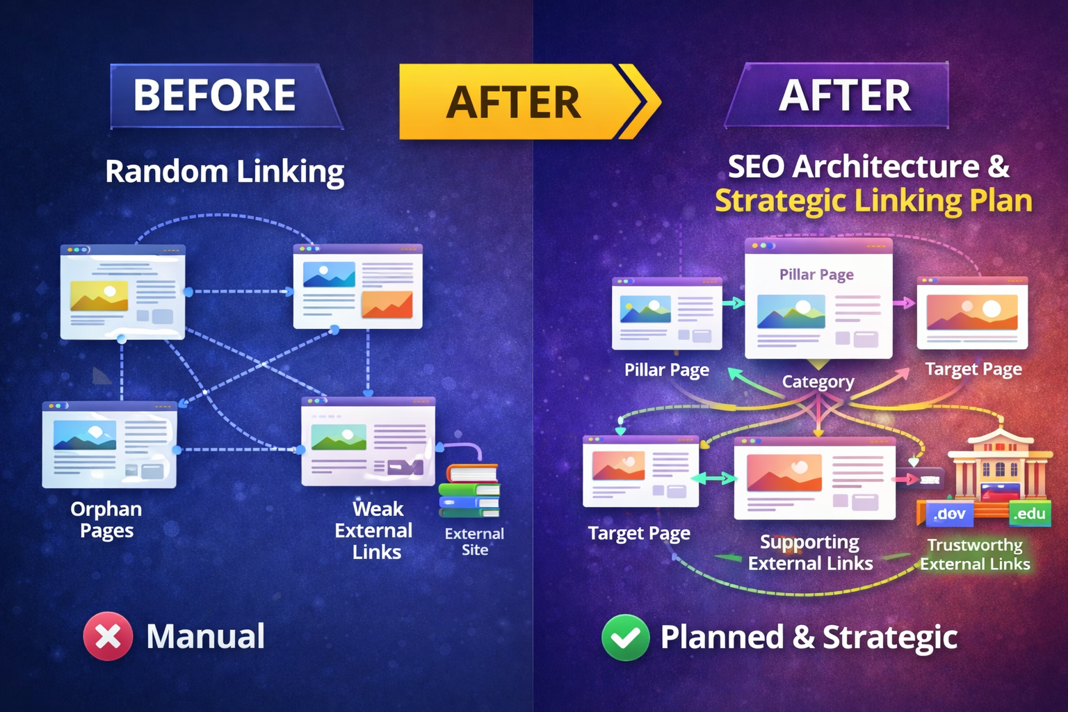 SEO Linking Automation PRO (Internal + External)