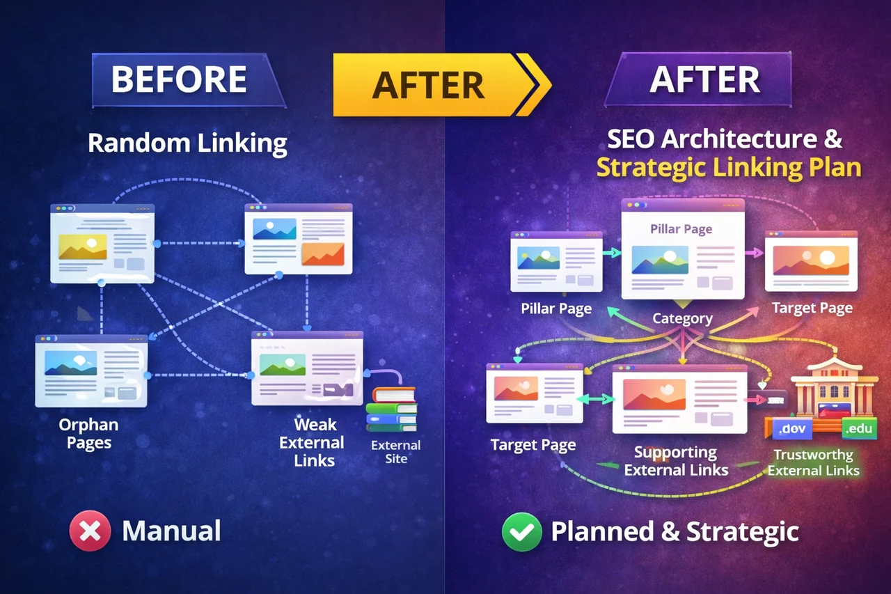 SEO Linking Automation PRO (Internal + External)