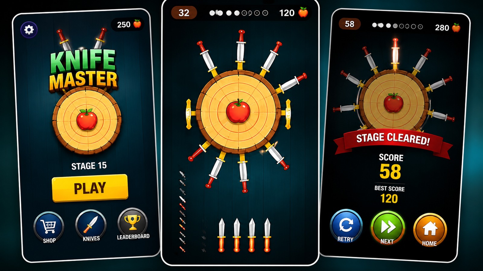 KNIFE RUSH — AI Game Builder Prompt