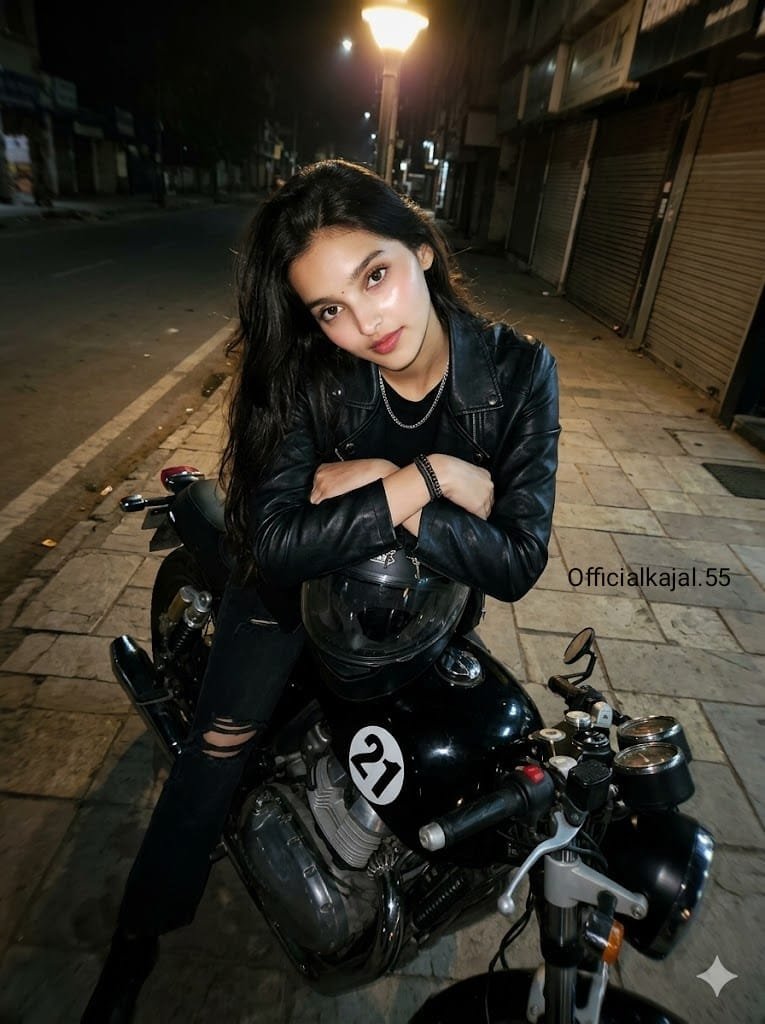 Night Rider Woman Ultra-Realisti Video Prompt
