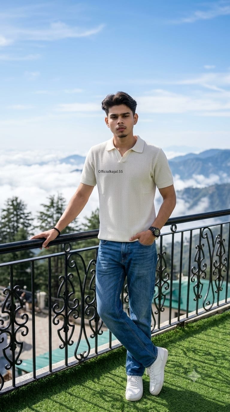 Young Man Portrait HDR AI Image Prompt
