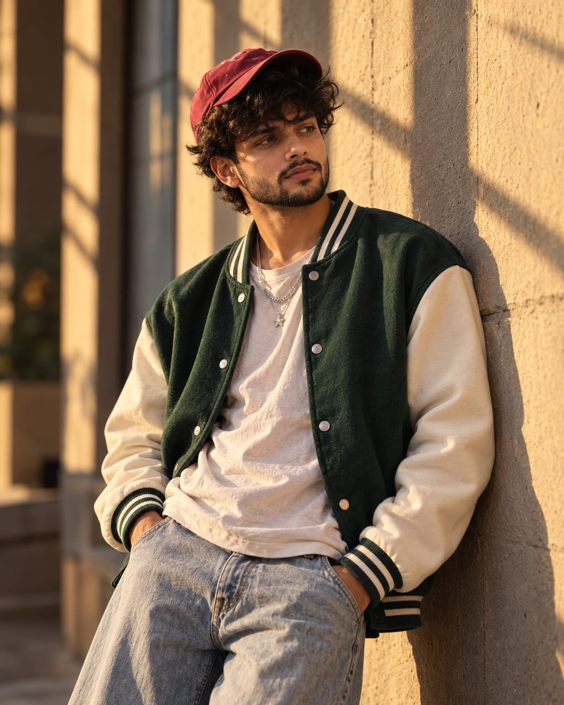 Young Man Street Portrait AI Image Prompt