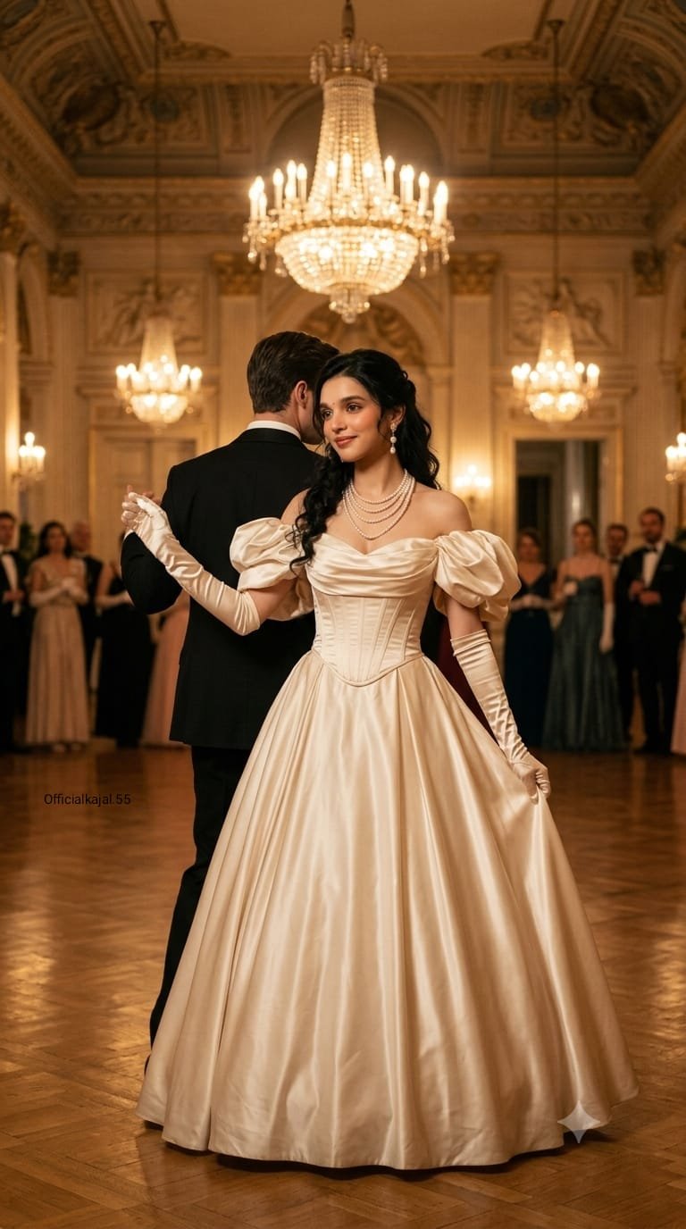 Royal Ballroom Couple AI Full Image Prompt