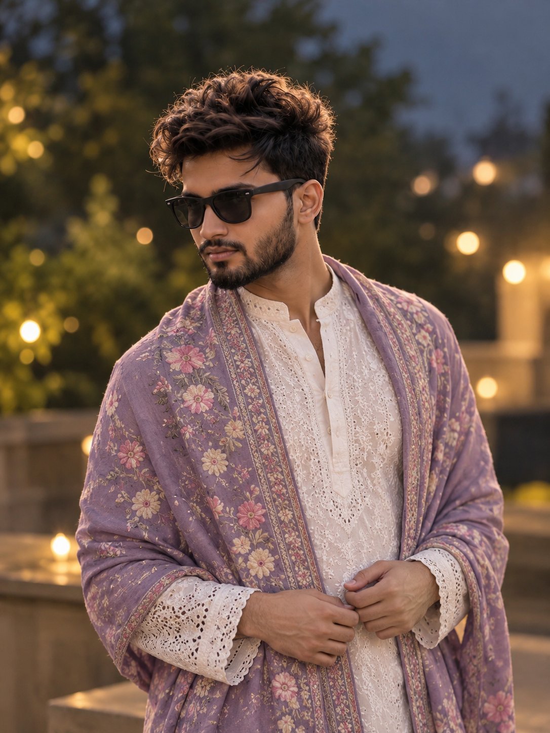 Elegant Kurta Portrait AI Image Prompt