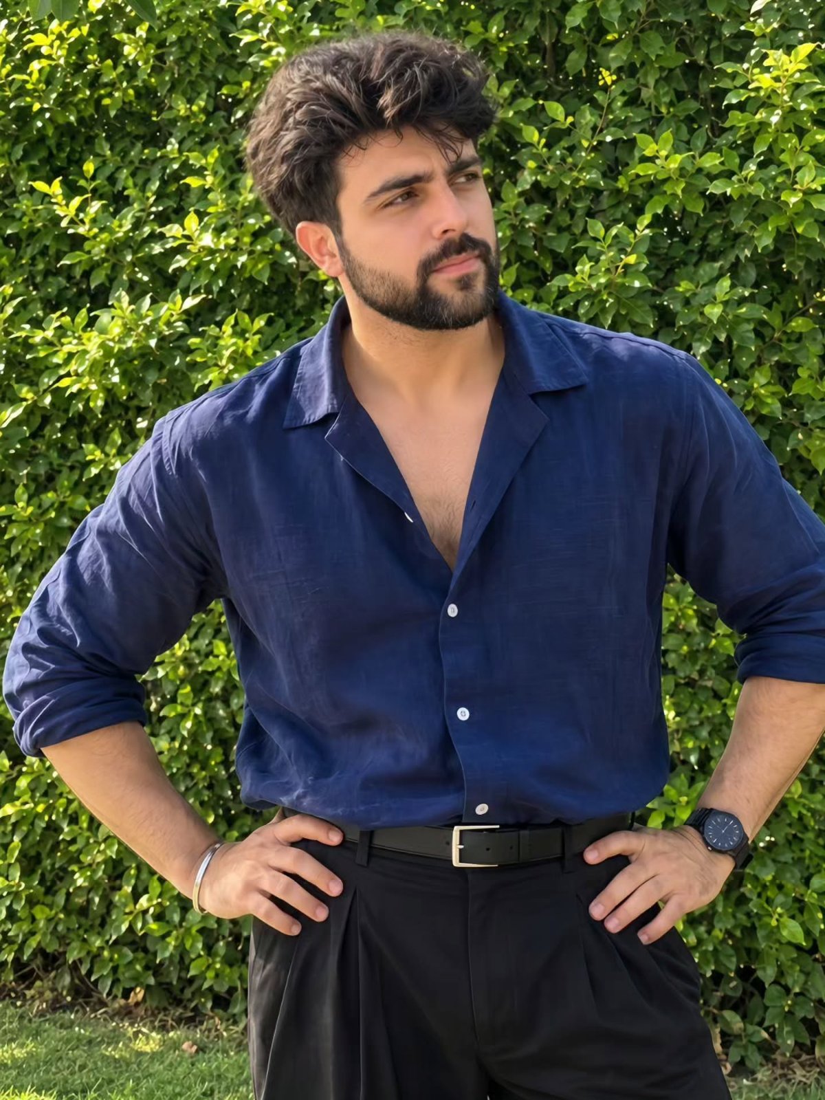 Realistic Man Vertical Photo AI Prompt