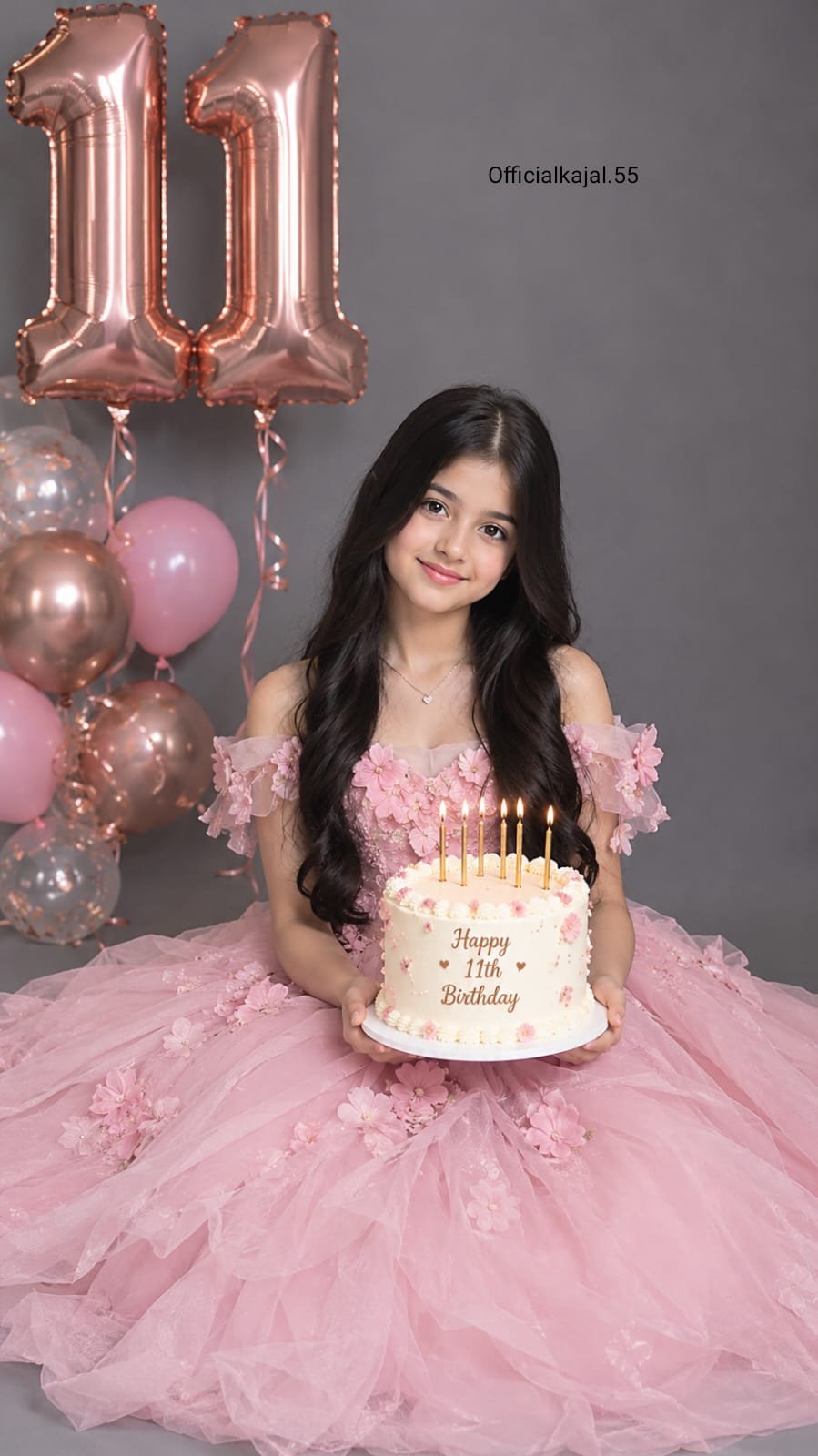 11th Birthday Portrait AI Image Prompt