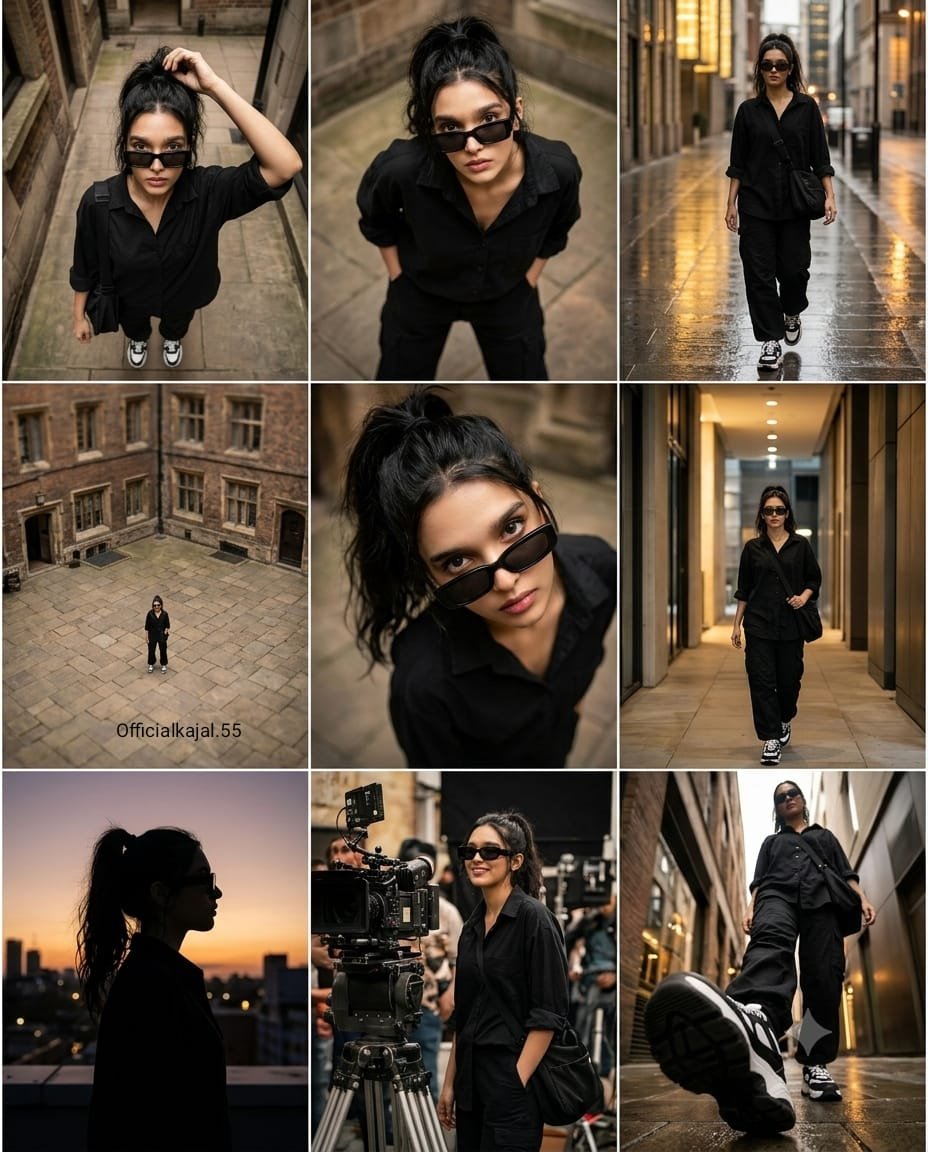 Urban Fashion Collage AI Image P Image Prompt