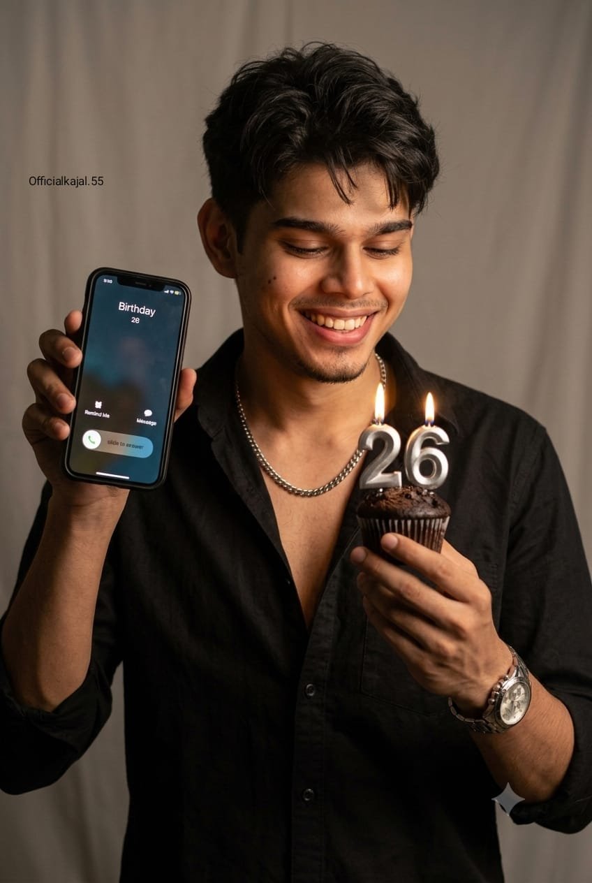 Candid Birthday Portrait AI Image Prompt