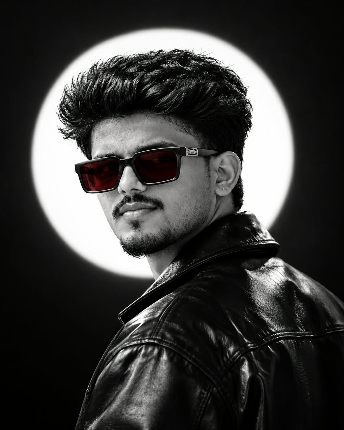 Stylish Young Man Portrait AI Image Prompt