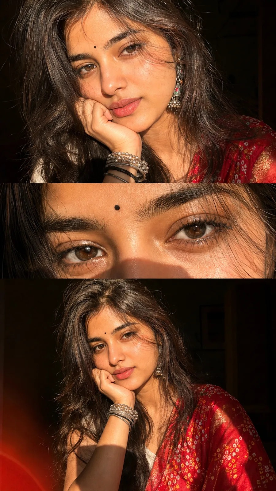 South Asian Portrait Collage AI Prompt