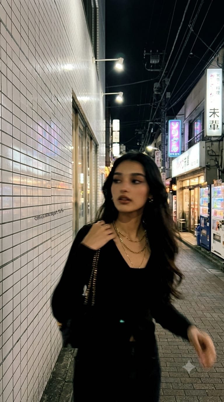 Tokyo Night Walk Candid AI Image Prompt