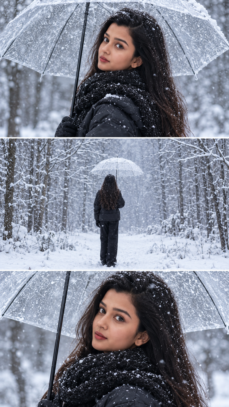 Winter Wonderland 3-Panel Photo Prompt