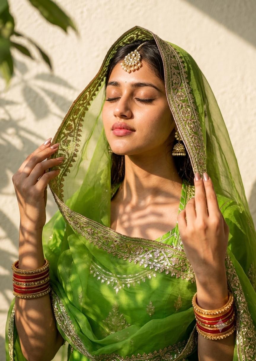 Indian Rajputi Portrait AI Image Prompt