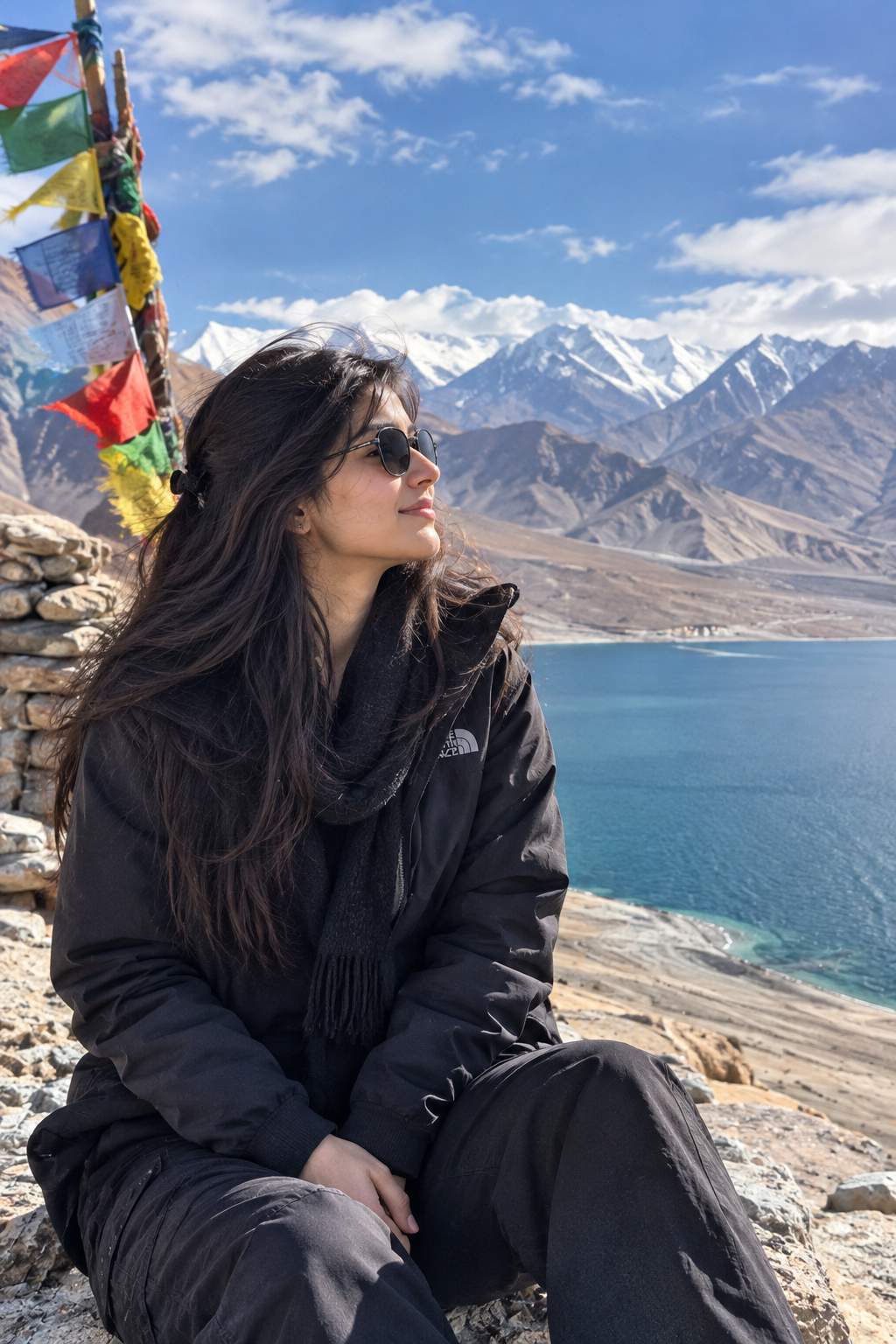 Ladakh Travel Portrait AI Image Prompt