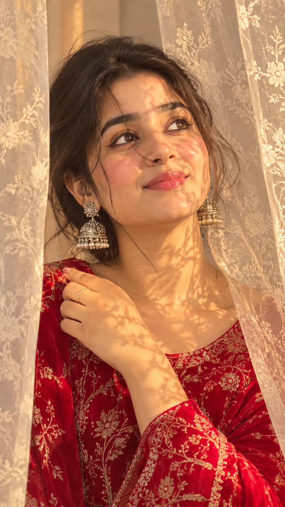Traditional Red Velvet Portrait AI Prompt