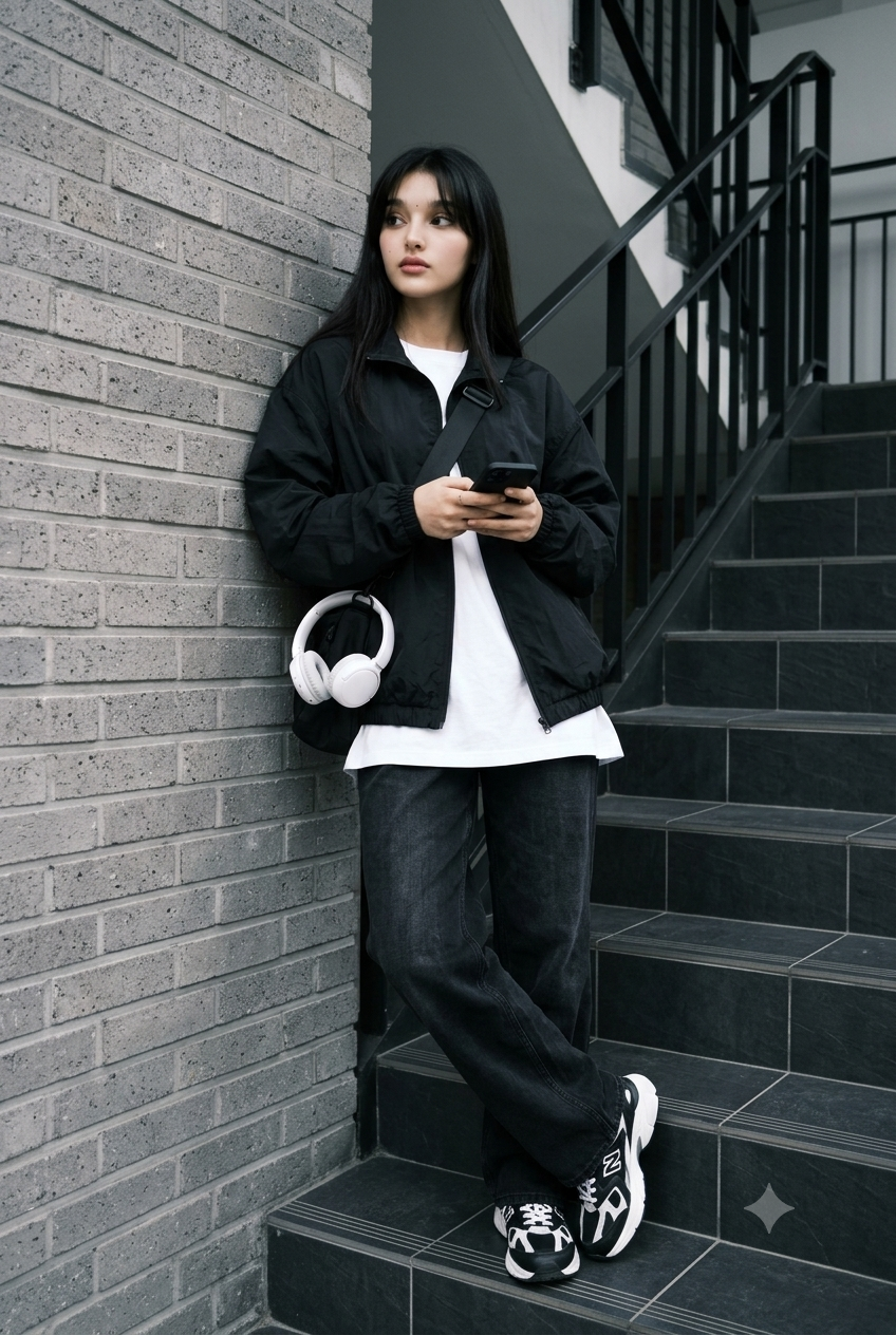 Korean Streetwear Portrait AI Image Prompt