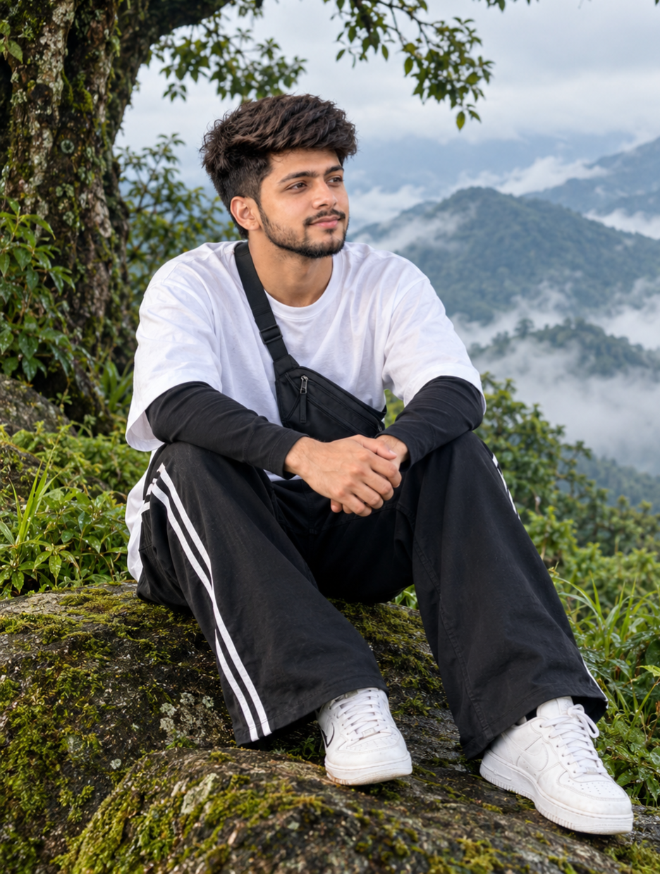 Himalayan Travel Portrait AI Image Prompt