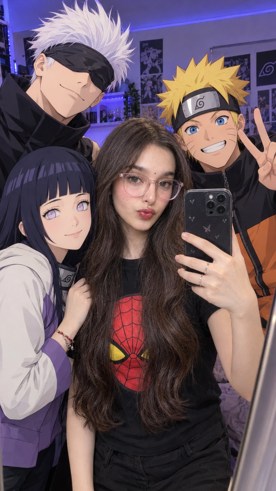 Anime Mirror Selfie Ultra AI Image Prompt