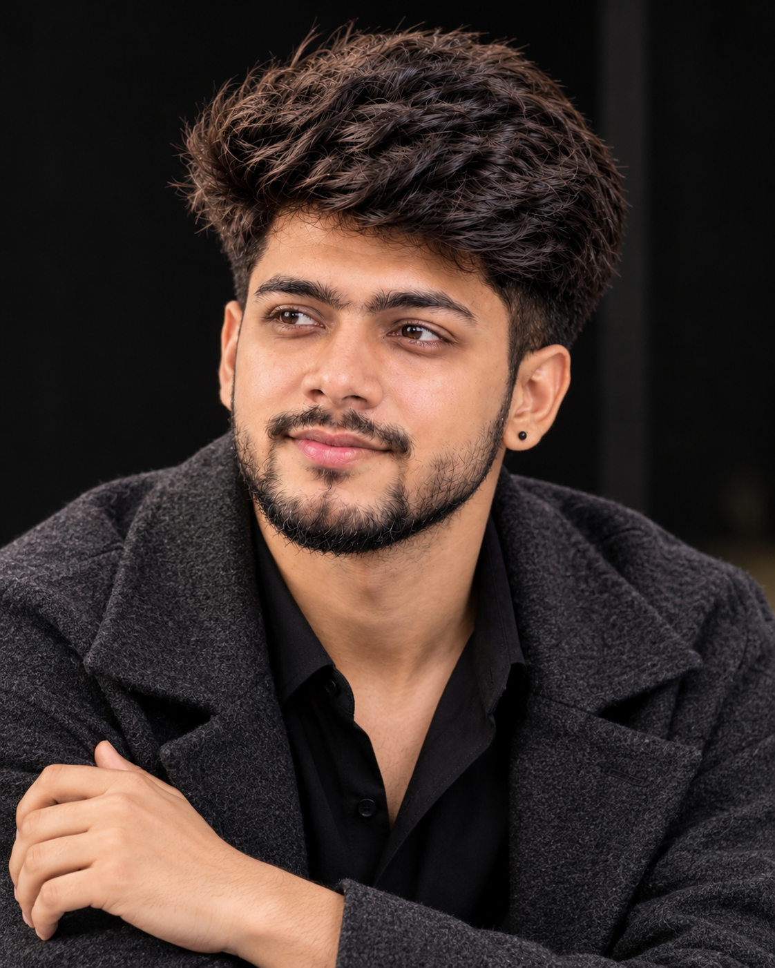 Realistic Male Profile AI Image Prompt