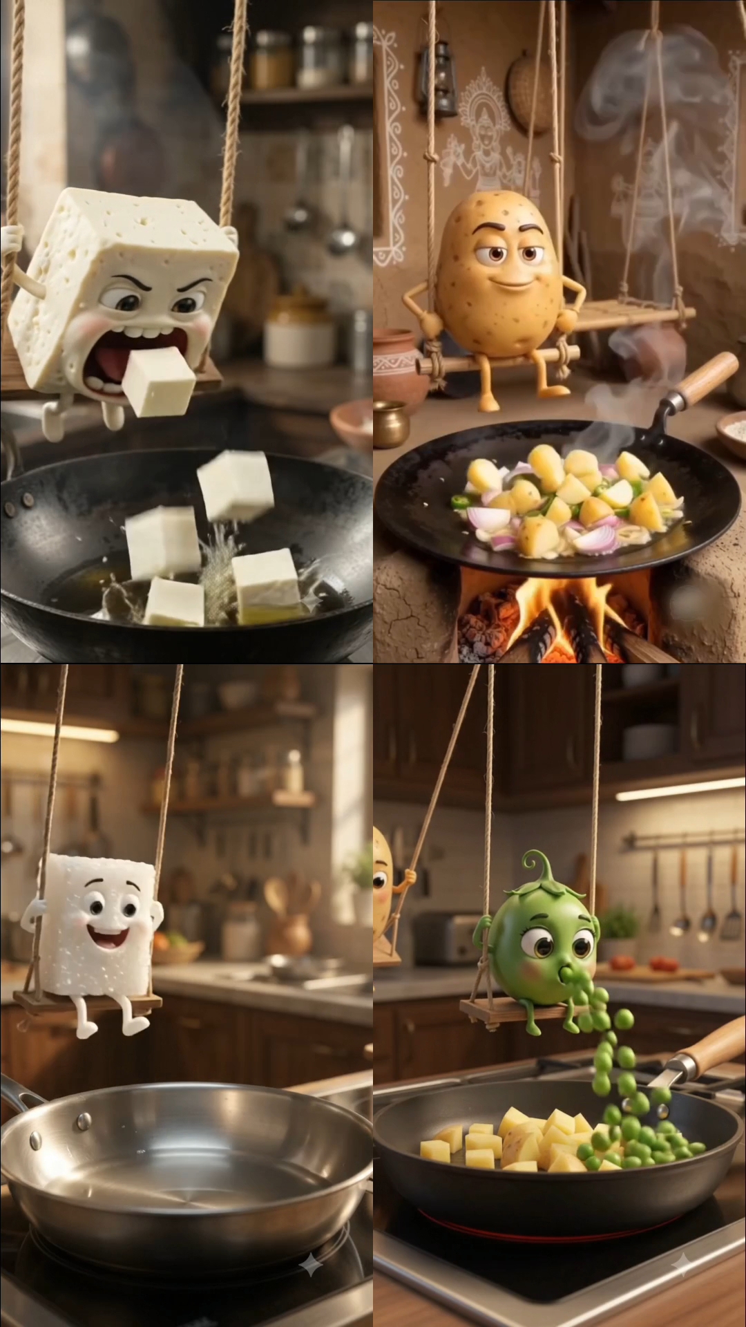Magical Ingredient Swing AI Video Prompt